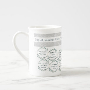 En Porcelaine Tasse de citations inspirantes d'amour de soi et d