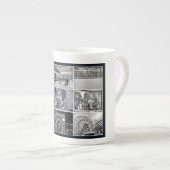 En Porcelaine Tasse de collage de New York (Devant droit)