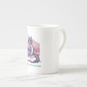 En Porcelaine Tasse de dragon de navire géant (Devant droit)