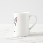 En Porcelaine Tasse de fer (Droite)