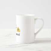 En Porcelaine Tasse de garde de croisement d'école (Droite)