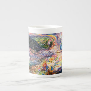 En Porcelaine Tasse de la Chine d'ange de la terre