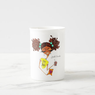 En Porcelaine Tasse de puissance de fille