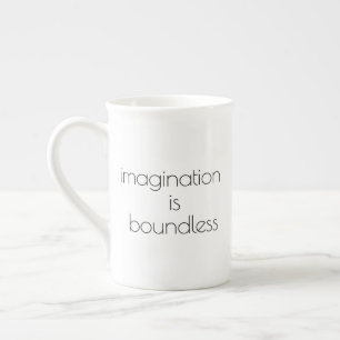En Porcelaine Tasse de spécialité d'imagination
