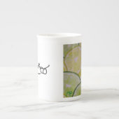En Porcelaine Tasse de spécialité - tranches de citron et de (Devant)