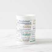 En Porcelaine Tasse de Taureau (Devant)