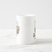 En Porcelaine Tasse d'écureuil de café (Devant)