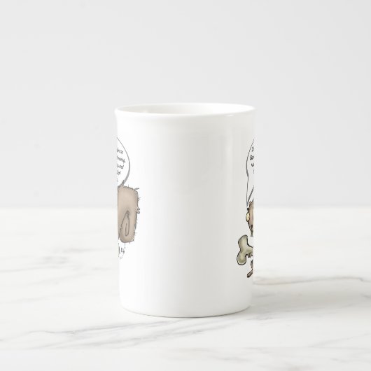 En Porcelaine Tasse d'écureuil de café (Devant)