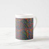En Porcelaine Tasse dentaire molaire colorée (Devant droit)