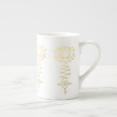 En Porcelaine Tasse d'or de Lotus (Droite)