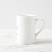 En Porcelaine Tasse faite sur commande personnalisée (Droite)