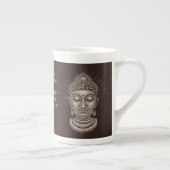 En Porcelaine Tasse nommée faite sur commande de citation de (Droite)