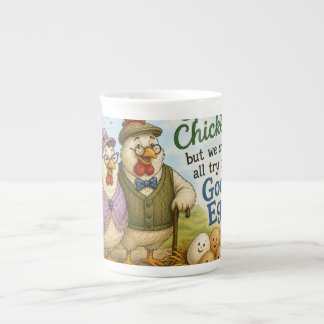 En Porcelaine Tasse - nous ne sommes peut-être plus des jeunes p
