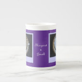 En Porcelaine tasse nuptiale de douche de goûter (Devant)