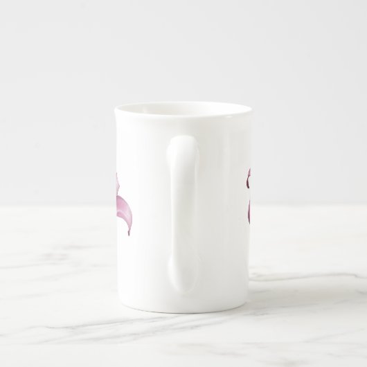En Porcelaine Tasse rose de lis d'astronome (Dos)