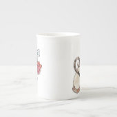 En Porcelaine Tasse siamoise de la Chine (Devant)