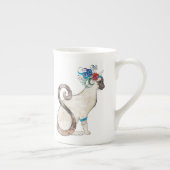 En Porcelaine Tasse siamoise de la Chine (Droite)