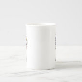 En Porcelaine Tasse Sois Gentil – Fleur Sauvage Aquarelle Gentil (Devant)