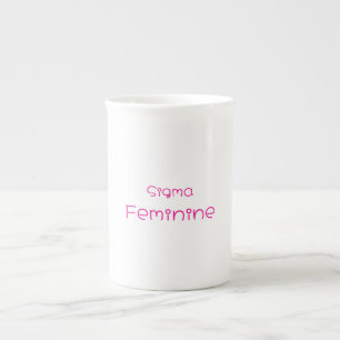 En Porcelaine Tasse spéciale féminine Sigma