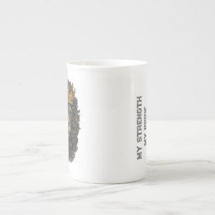 En Porcelaine Tasse spéciale Lion Majestueux