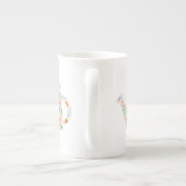 En Porcelaine Tasse spéciale Patchwork de printemps (Dos)