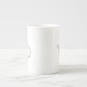 En Porcelaine Tasse spéciale Patchwork de printemps (Devant)