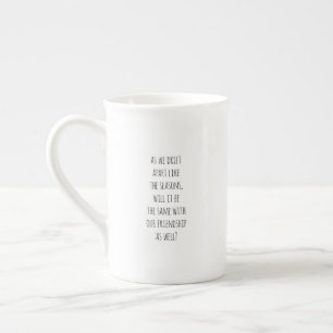 En Porcelaine Tasse spéciale pour dériver à part
