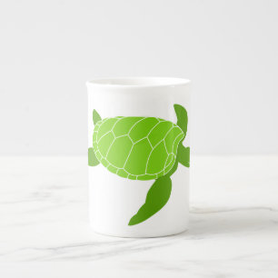En Porcelaine Tasse spéciale Tortue