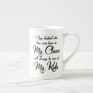 En Porcelaine Tout étudiant qui a jamais été dans ma tasse de