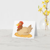En Posant Sur Les Cartes De Notes Oeufs (Fleur jaune)