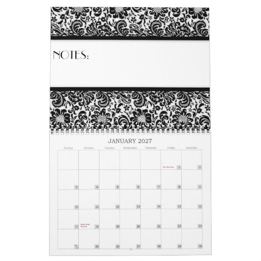  en professioneel kalender (Jan 2027)