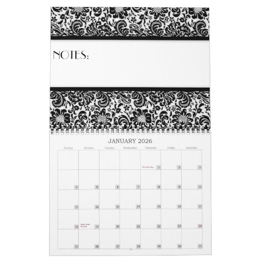 en professioneel kalender (Jan 2026)