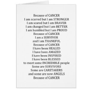 En raison du Cancer