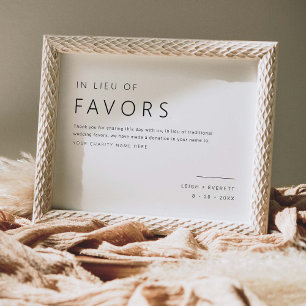 En remplacement des faveurs Tableau cadeau Signet 