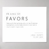 En remplacement des faveurs Tableau cadeau Signet (Devant)