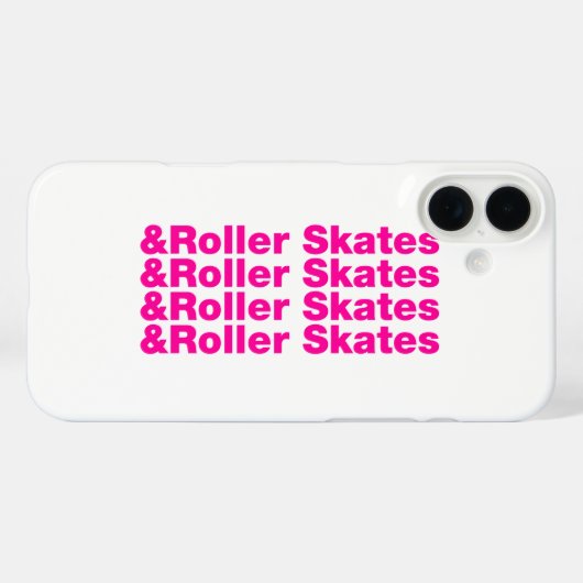 en rolSchaatsen Case-Mate iPhone Case (Achterkant (horizontaal))