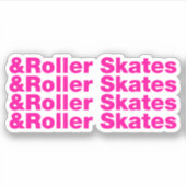 en rolSchaatsen Sticker (Voorkant)