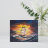 En-route Briefkaart (Staand voorkant)