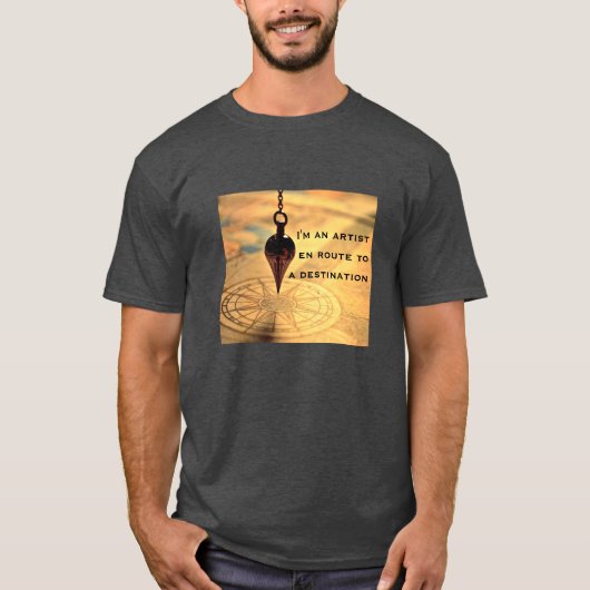 En route (donker) T-shirt (Voorkant)