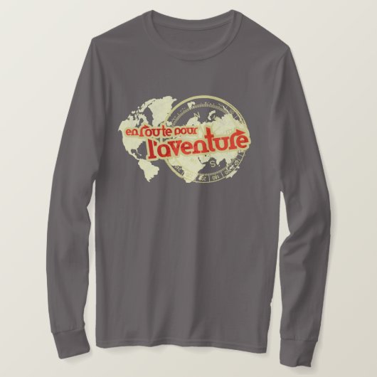 en route pour l'aventure t-shirt de voyage graphiq (Design devant)