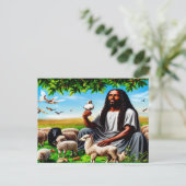En Sa Présence Carte Postale (Debout devant)