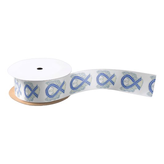 En Satin Angles de ruban de sensibilisation ALS Conception (Bobine)