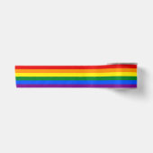 En Satin Arc-en-ciel - Drapeau & Fierté - ruban de défilé / (Devant)