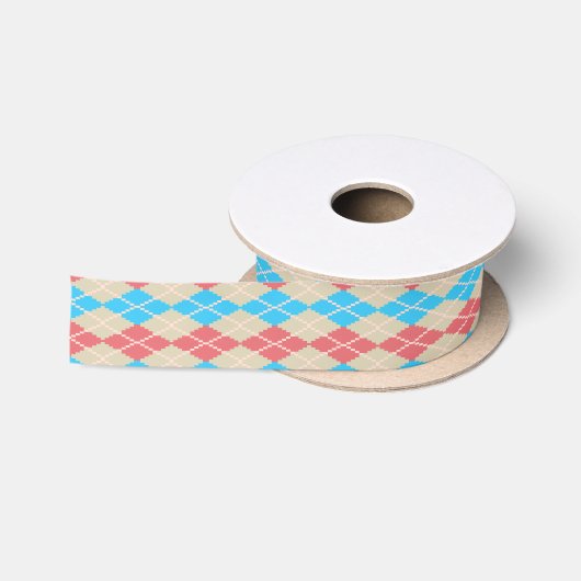 En Satin Au ruban du Jacquard de plage (Bobine)