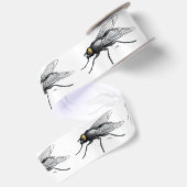 En Satin bobine de ruban blanc Fly Buddy (Dos)