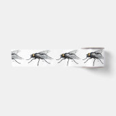 En Satin bobine de ruban blanc Fly Buddy (Devant)