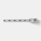 En Satin bobine de ruban gris Fly Buddy (Devant)