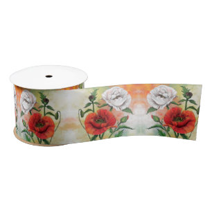 En Satin Cadeau au ruban
