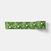 En Satin Cadeau de ruban Feuille tropical (Devant)