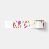 En Satin Conception de ruban arc-en-ciel Daisy (Devant)